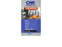 Tablet Screenshot of cnbequipment.com